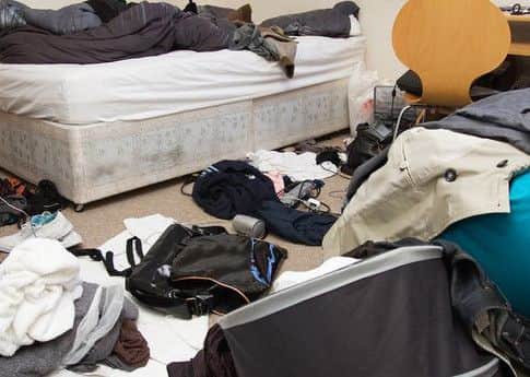We could just pull the doors open when we go into our bedroom, chuck our clothes in, shut the doors and the room would look nice and neat again.
