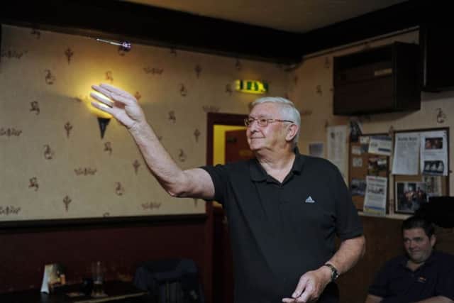 Bill Sturgess recorded an 18-dart leg and hit a 151 check-out for Admiral Drake B                        Picture: Ian Hargreaves