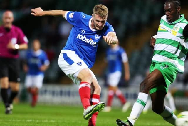Pompey striker Michael Smith Picture: Joe Pepler