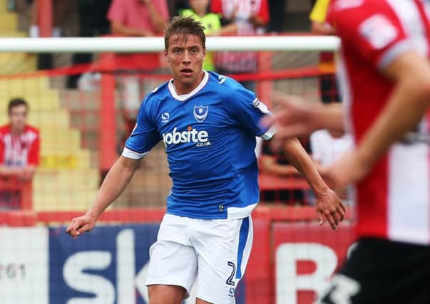 Pompey defender Tom Davies Picture: Joe Pepler