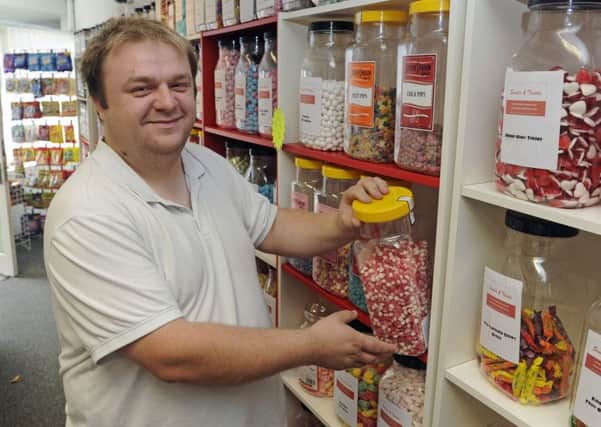 Simon Bleach, who owns the Sweets and Treats confectionery shop in North End, Portsmouth