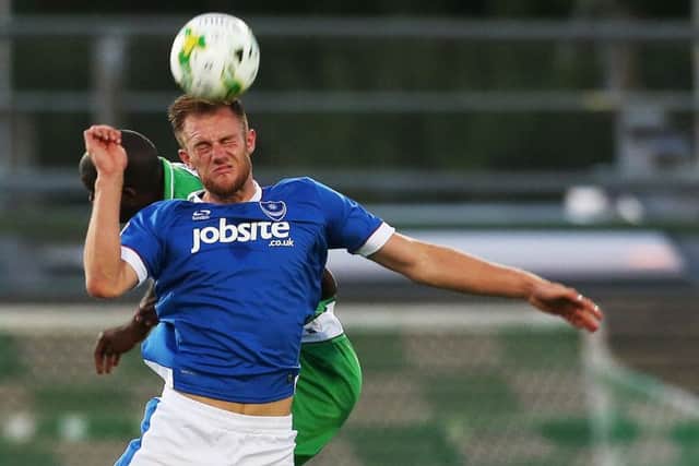 Matt Clarke made his return against Yeovil. Picture: Joe Pepler
