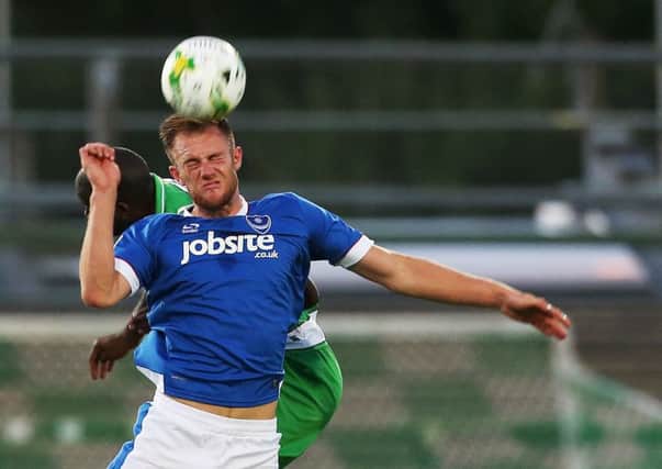 Matt Clarke made his return against Yeovil. Picture: Joe Pepler