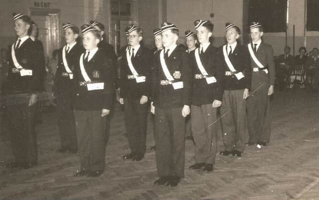 The Fifth Portsmouth Company Boys' Brigade, which met in London Road Baptist Church, pictured in 1958