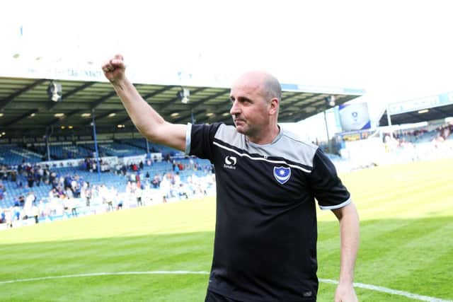 Pompey boss Paul Cook Picture: Joe Pepler