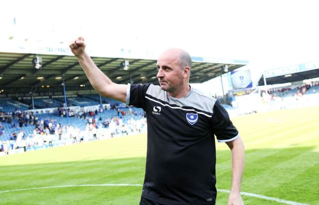 Pompey boss Paul Cook Picture: Joe Pepler