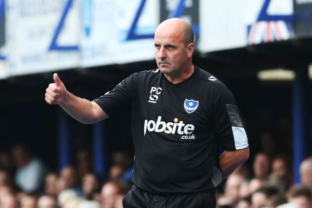 Pompey boss Paul Cook   Picture: Joe Pepler