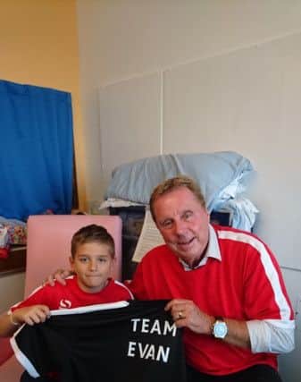 Evan Parry with Harry Redknapp