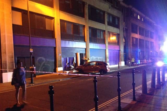 Police at the scene of an accident in Stubbington Avenue, Portsmouth Picture: Emma Judd
