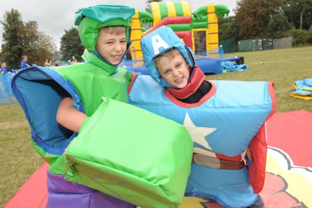 Oliver Perble, left, and Jack Johnson at the Ickle Pickle Summer Show at Knowle Village Green
Picture: Steve Reid Blitz Photography