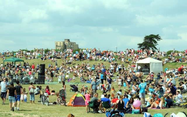GOOD TIMES The bandstand