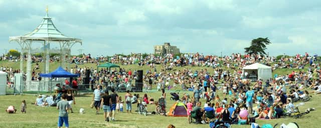 GOOD TIMES The bandstand