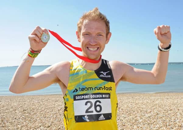Tom Payn won the Gosport Golden Mile in 2013. Picture: Sarah Standing
