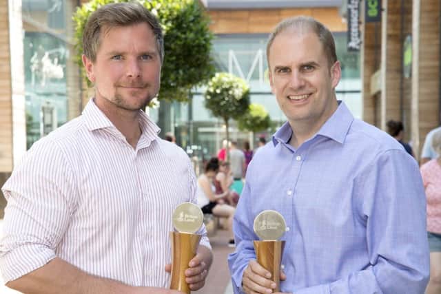 Customer services manager Russell Wiseman and centre manager Neil Carter from Whiteley shopping centre
Picture: Julia Mills Photography