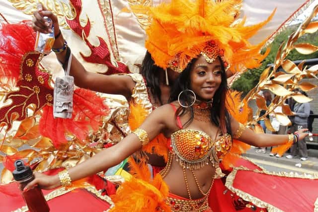 A dancer at the Notting Hill Carnival