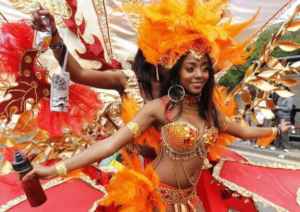 A dancer at the Notting Hill Carnival