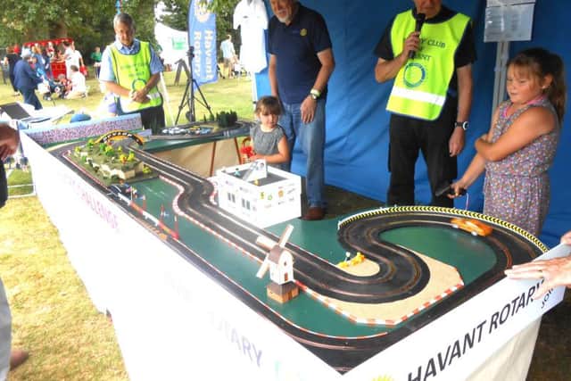 Sisters Megan and Phoebe Todd put their cars through their paces at the Emsworth Show