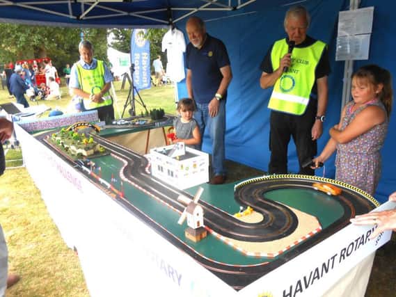 Sisters Megan and Phoebe Todd put their cars through their paces at the Emsworth Show