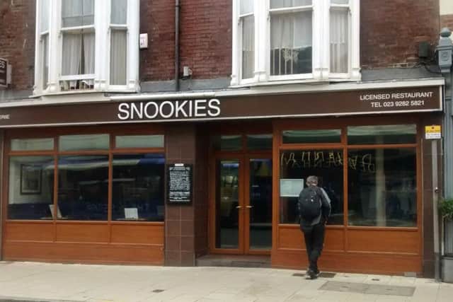 Snookies in Osborne Road, Southsea has closed