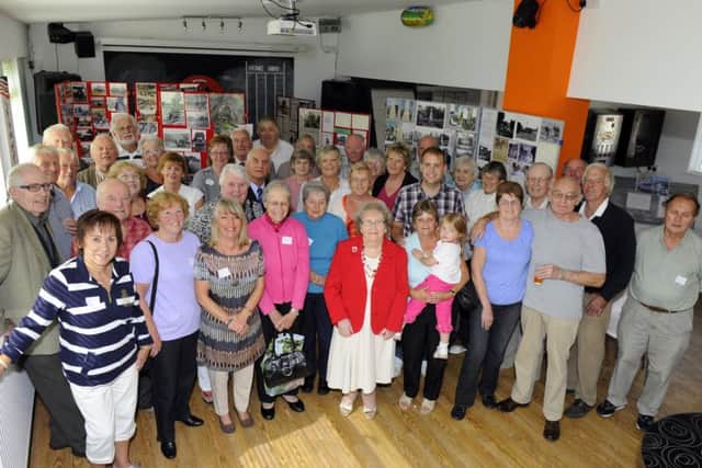 The reunion of children who lived in Horndean during the 1940s and 1950s that was held in 2012