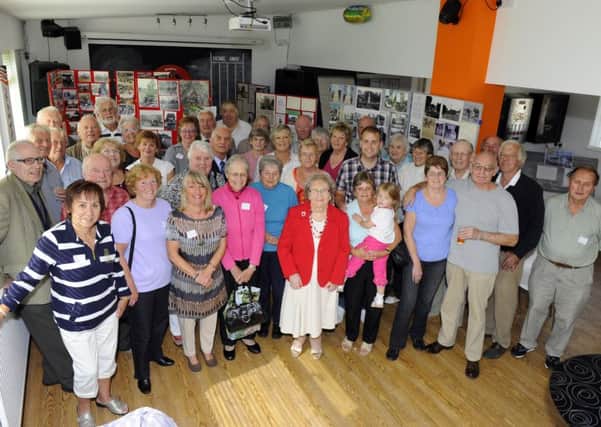 The reunion of children who lived in Horndean during the 1940s and 1950s that was held in 2012