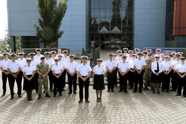 RN reserves at the navy HQ on Whale Island Picture: L(Phot) Paul Hall