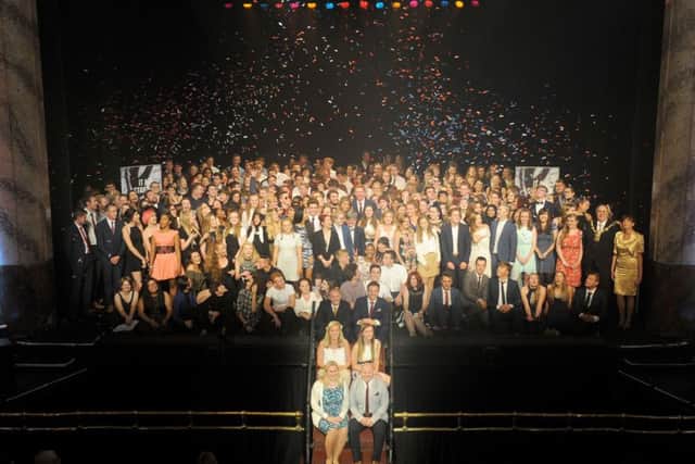 NCS graduates, staff and The Lord and Lady Mayor and Mayoress of Portsmouth David Fuller and Leza Tremorin
Picture: Sarah Standing (161254-6116)