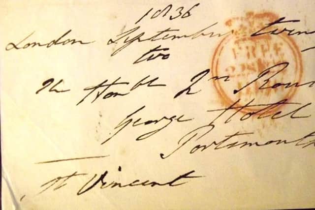 An envelope franked FREE 22 SEPT.