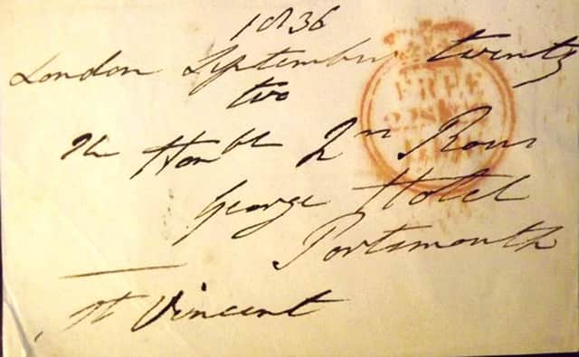 An envelope franked FREE 22 SEPT.