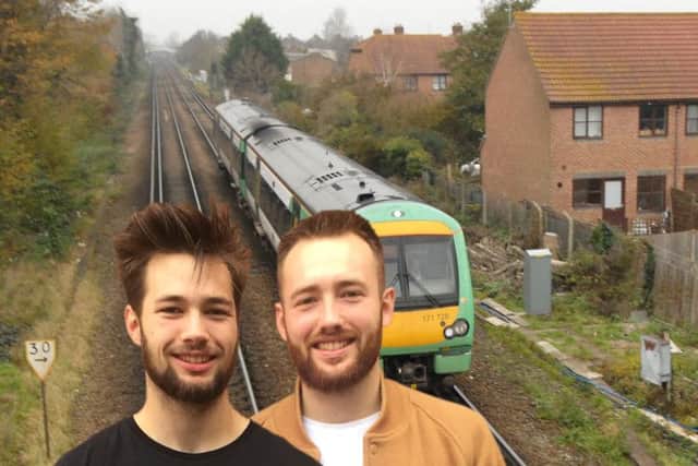Isaac Kirby-Dunkley, 18, and his brother Otis Kirby-Dunkley, 22, walked from London to Worthing in frustration at constant train delays