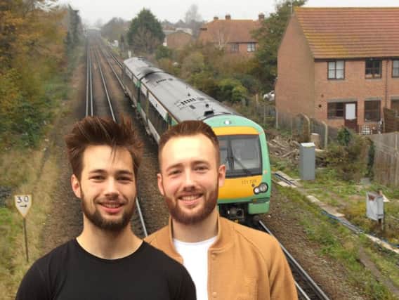 Isaac Kirby-Dunkley, 18, and his brother Otis Kirby-Dunkley, 22, walked from London to Worthing in frustration at constant train delays