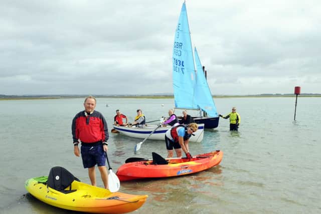 The Tudor Sailing Club wants to encourage people to try out sailing, rowing and kayaking