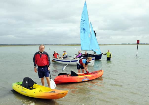 The Tudor Sailing Club wants to encourage people to try out sailing, rowing and kayaking