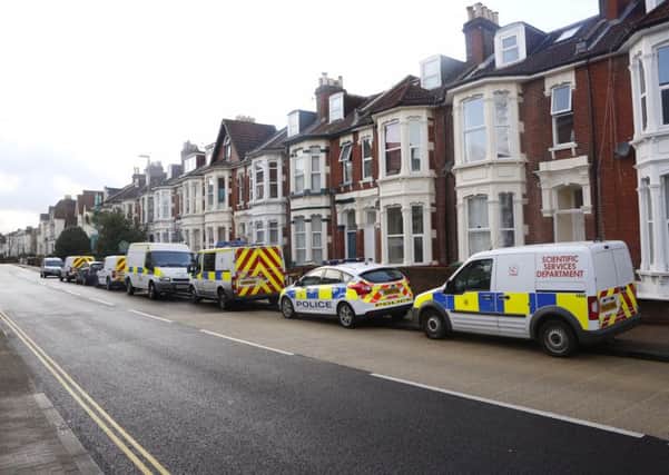 Police investigating the murder in Waverley Road, Southsea, in January 

Picture: Jason Kay