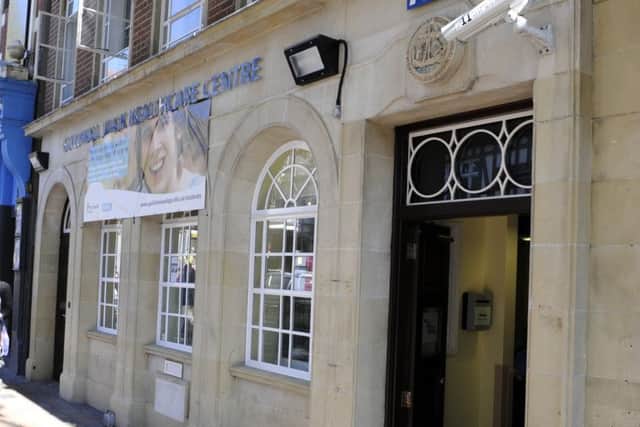 The Guildhall Walk-in Healthcare Centre in Guildhall Walk