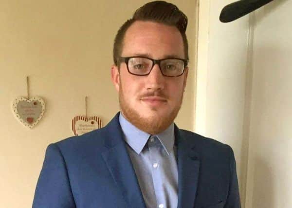 Dan Pickles who is doing a fundraising bike ride for the British Heart Foundation despite a recent back injury