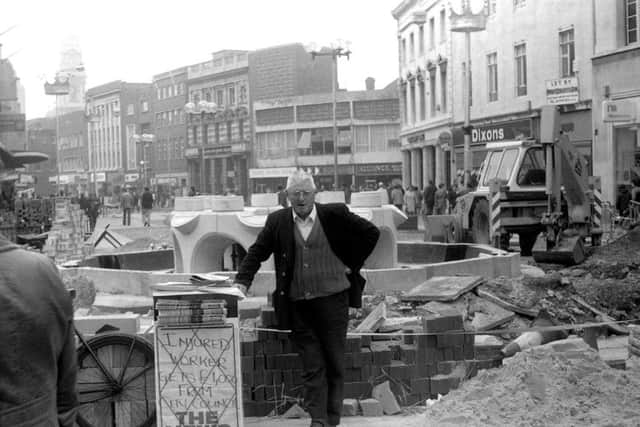 FOAM The Commercial Road, Portsmouth, fountain under construction in 1977. Picture: Chris Brunnen cjbphotography.co.uk
