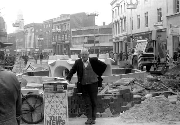 FOAM The Commercial Road, Portsmouth, fountain under construction in 1977. Picture: Chris Brunnen cjbphotography.co.uk