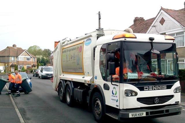 A recycling refuse lorry in Gosport Picture: Urbaser
