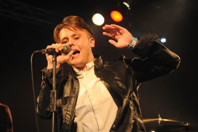 Winner Lewis Smith, 15, from Droxford, during his performance of Johnny B Goode Picture: Sarah Standing (161259-6520)
