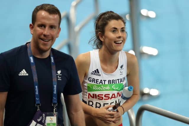 Olivia Breen will be running for gold at 11.30pm tonight Credit: onEdition