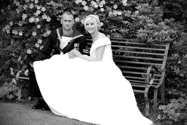 Kelly and Ashley married at Portsmouth Register Office, and had a second ceremony in Alicante, Spain. Picture: markrobbinsphotography.co.uk