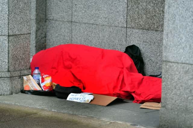 Homelessness remains a problem in Portsmouth city centre, according to businesses