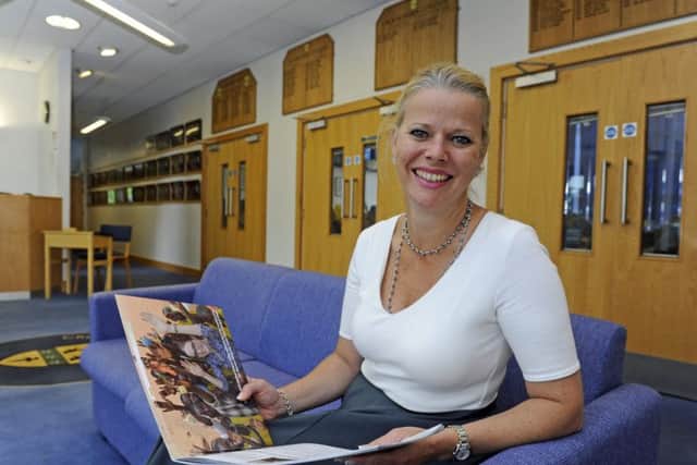 Sarah Bennett, the new headteacher at Crookhorn College Picture Ian Hargreaves (161217-4)