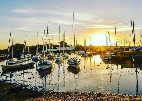 Sunrise at Titchfield Haven. Picture: Amanda Morby
