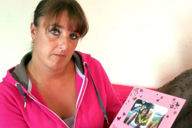 Rose Allsop, mother of Jasmine Allsop who died after being hit by a car driven by Sam Etherington, who had taken a cocktail of drugs