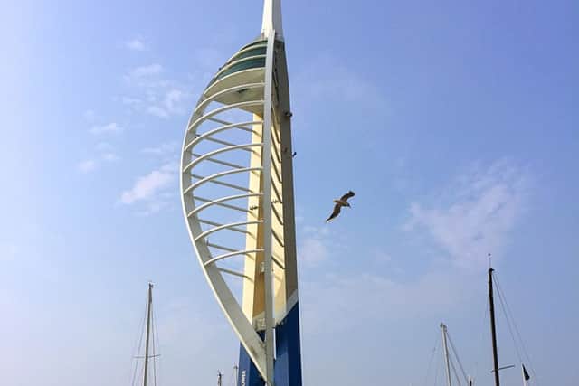 Spinnaker Tower has been falsely used in a French advertising campaign
Picture: Dave Mould