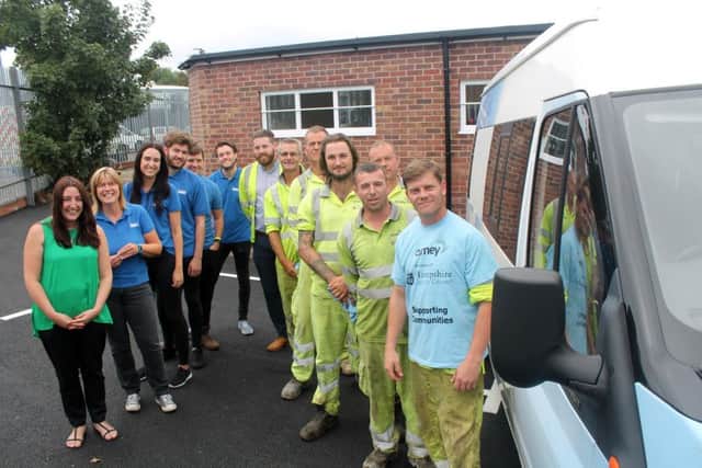 Amey staff help complete a seven month building project for local charity Motiv8 Gosport