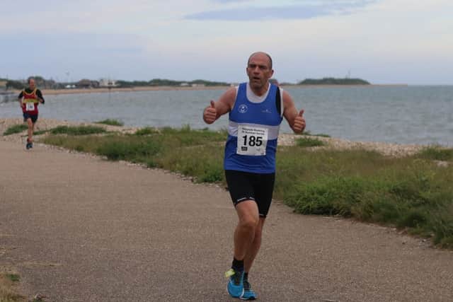 George Garratt running in the Bayside 5k Series. Picture: David Brawn