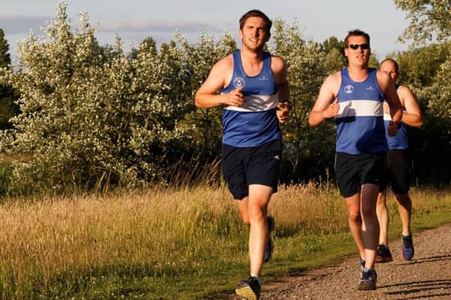 David Johns runs for Portsmouth Joggers who are based at Lakeside North Harbour. Picture: Alan Dunk